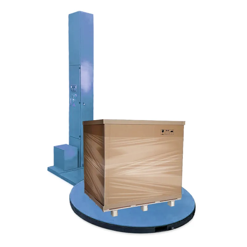 Fully Automatic Turntable Pallet Wrapping Machine with Scales