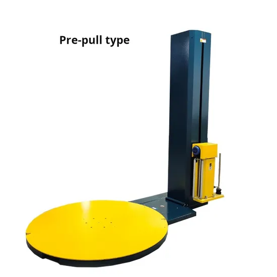 Automatic Pallet Wrapping Machine with PLC Control System
