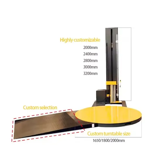 Automatic Electric Pallet Wrapping Machine for Strapping